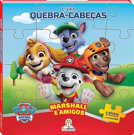 Livro Quebra-Cabeça Grande - Patrulha Canina: Marshall e Amigos