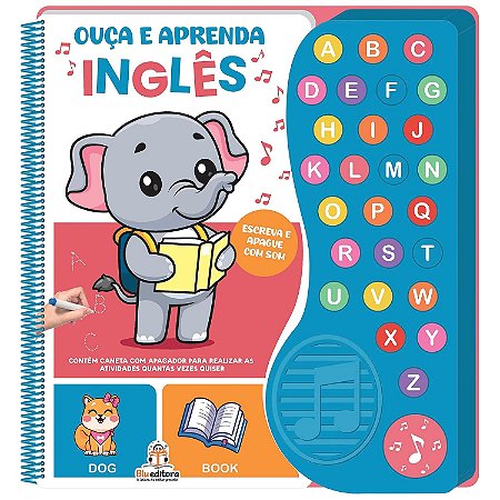 Livro Ouça e Aprenda: Inglês - Blu Editora