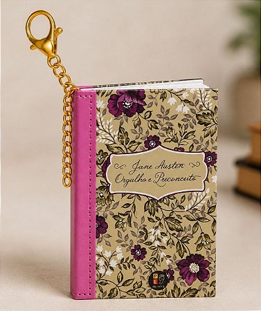 Livro Chaveiro - Orgulho e Preconceito - Jane Austen (Book Charm)