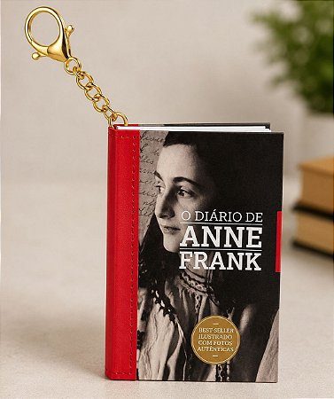 Livro Chaveiro - O Diário de Anne Frank (Book Charm)