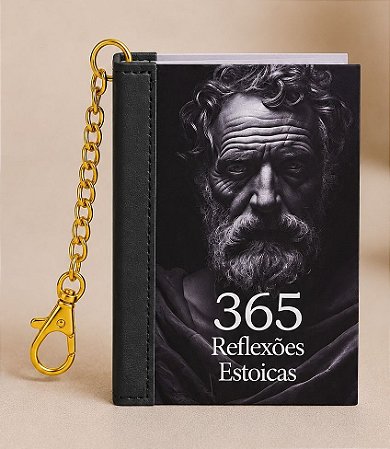 Livro Chaveiro - 365 Reflexões Estoicas (Book Charm)