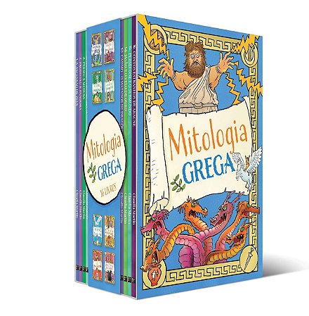 Box com 16 Livros - Mitologia Grega - Editora Pé da Letra