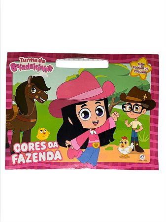 Livro Meu Blocão de Colorir - Turma da Boiadeirinha: Cores da Fazenda