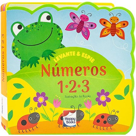Livro Levante e Espie - Números - Editora Happy Books