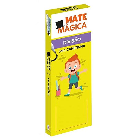 Livro Apoio Escolar - MateMágica - Divisão - Com Canetinha Reautilizável