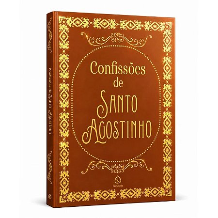 Livro Confissões de Santo Agostinho - Capa Dura Almofadada