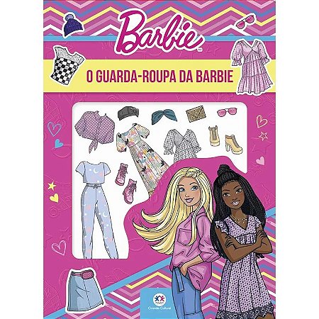 Livro O Guarda-Roupa da Barbie - Com Mais de 80 Adesivos Reutilizáveis