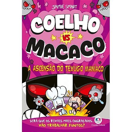 Livro Coelho vs Macaco: A Ascensão do Texugo Maníaco - Livro 5