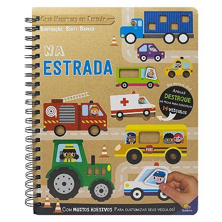 Livro Crie Histórias em Papelão: Na Estrada - Editora Todolivro