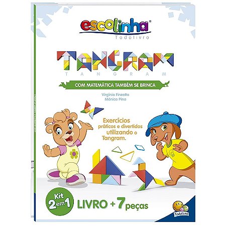 Livro Com Matemática Também se Brinca: Tangram - Editora Todolivro