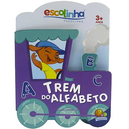 Livro-Leporello - Viagem Divertida: Trem do Alfabeto - Editora Todolivro