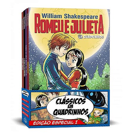 Kit com 4 Livros - Clássicos em Quadrinhos I - Editora Principis