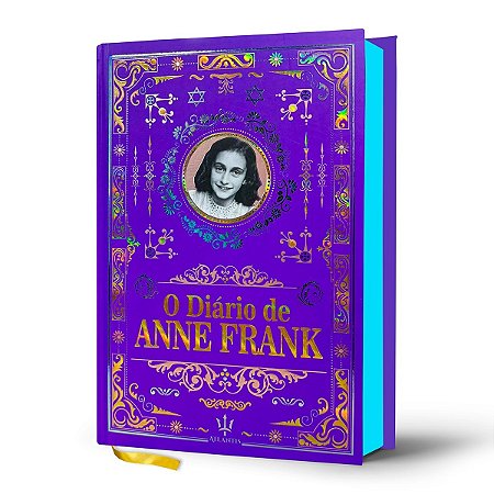 Livro O Diário de Anne Frank - Edição de Luxo - Capa Dura - Atlantis Editora