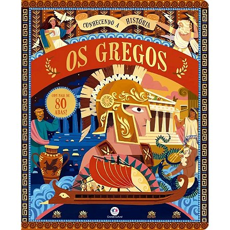 Livro Conhecendo a História: Os Gregos - Com Abas - Editora Ciranda Cultural