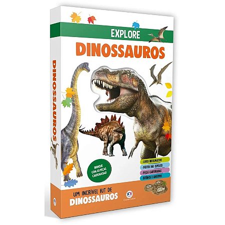 Livro Explore: Dinossauros - Editora Ciranda Cultural