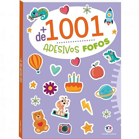 Livro + de 1001 Adesivos Fofos Vol. 2 - Editora Ciranda Cultural