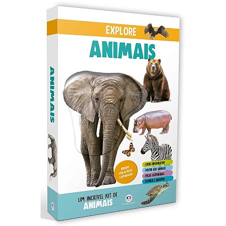 Livro Explore: Animais - Editora Ciranda Cultural