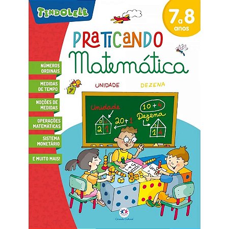 Livro Praticando Matemática - 7 a 8 Anos - Editora Ciranda Cultural