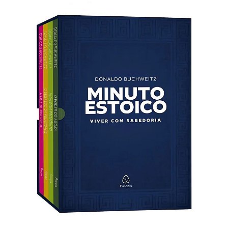 Box Estoicismo: 4 Livros para Viver com Sabedoria - Coleção Minuto Estoico