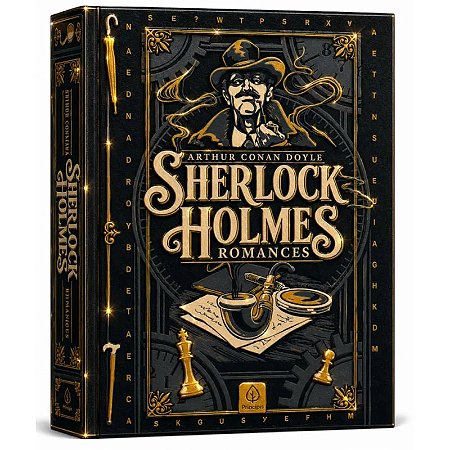 Livro Sherlock Holmes: Romances - Edição Supreme Capa Dura com Alto Relevo