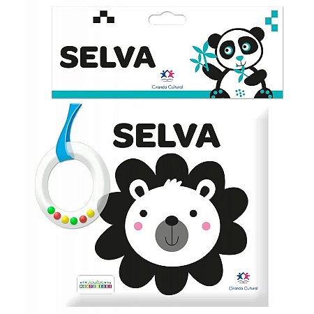 Livro de Pano - Jardim Montessori: Selva - Editora Ciranda Cultural