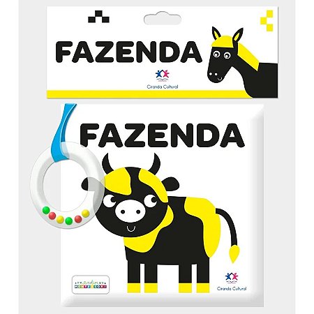 Livro de Pano - Jardim Montessori: Fazenda - Editora Ciranda Cultural