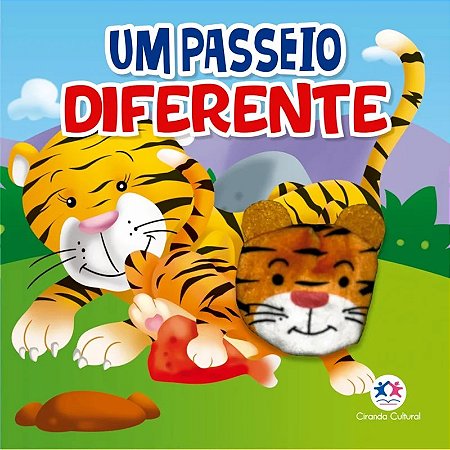 Livro com Dedoche - Um Passeio Diferente - Editora Ciranda Cultural