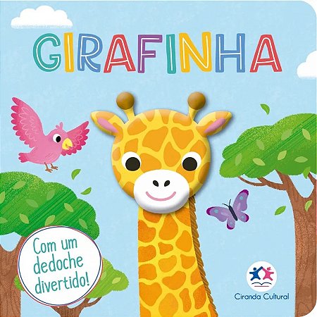 Livro com Dedoche - Girafinha - Editora Ciranda Cultural