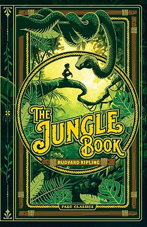 Livro The Jungle Book - Edição Importada em Inglês - Capa Dura com Relevo