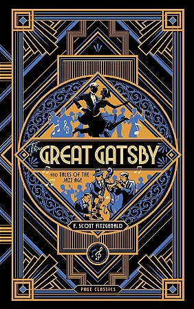 Livro Great Gatsby and Tales of the Jazz Age - Edição Importada em Inglês - Capa Dura com Relevo