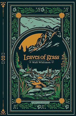 Livro Leaves of Grass - Edição Importada em Inglês - Capa Dura com Relevo