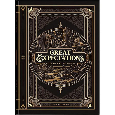 Livro Great Expectations - Edição Importada em Inglês - Capa Dura com Relevo