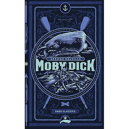 Livro Moby Dick - Edição Importada em Inglês - Capa Dura com Relevo
