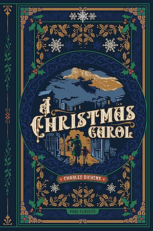 Livro A Christmas Carol - Edição Importada em Inglês - Capa Dura com Relevo