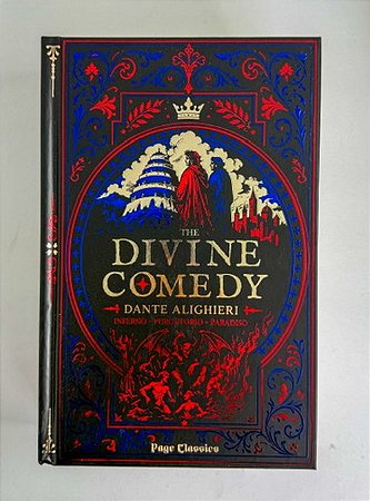 Livro The Divine Comedy - Edição Importada em Inglês - Capa Dura com Relevo