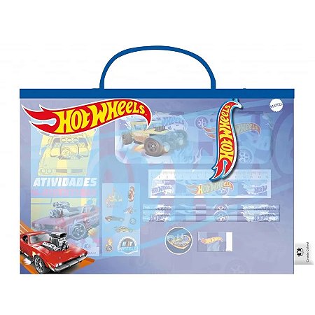 Livro Maleta Divertida: Hot Wheels - Editora Ciranda Cultural