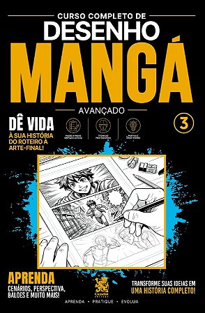 Livro Curso Completo de Desenho: Mangá - Avançado - Camelot Editora