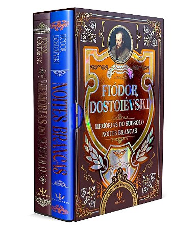 Box com 2 Livros - Coleção Dostoiévski - Edição de Luxo - Capa Dura - Atlantis Editora