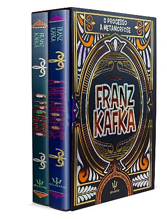 Box com 2 Livros - Coleção Franz Kafka - Edição de Luxo - Capa Dura - Atlantis Editora