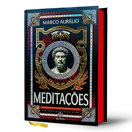 Livro Meditações de Marco Aurélio - Edição de Luxo - Capa Dura - Atlantis Editora