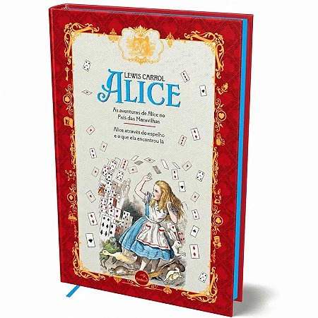Livro Capa Dura - Alice no País das Maravilhas - Edição Deluxe - Editora Pandorga