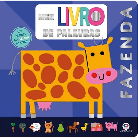 Livro Pop-Up - Meu Livro de Palavras: Fazenda - Editora Ciranda Cultural