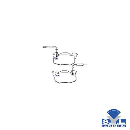 Pastilha De Freio Dianteira - Syl - Syl1345