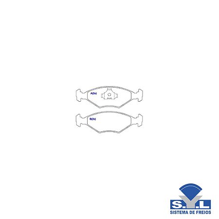 Pastilha De Freio Dianteira - Syl - Syl1234
