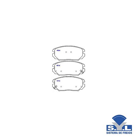 Pastilha De Freio Dianteira - Syl - Syl3260