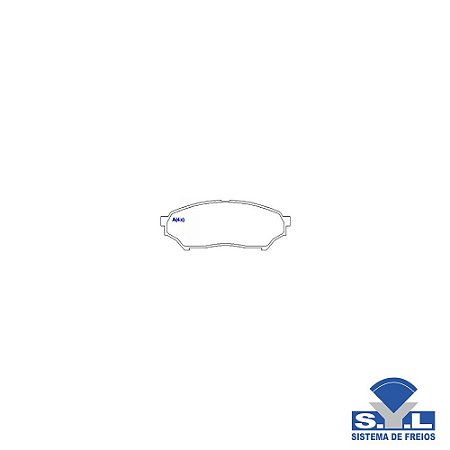 Pastilha De Freio Dianteira - Syl - Syl1314