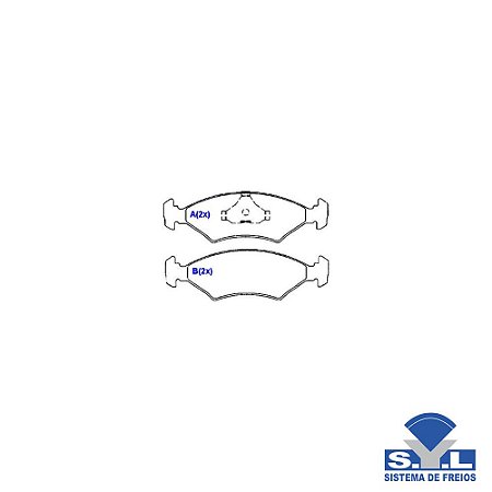 Pastilha De Freio Dianteira - Syl - Syl1227