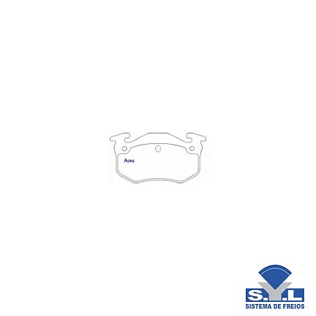 Pastilha De Freio Traseira - Syl - Syl1140