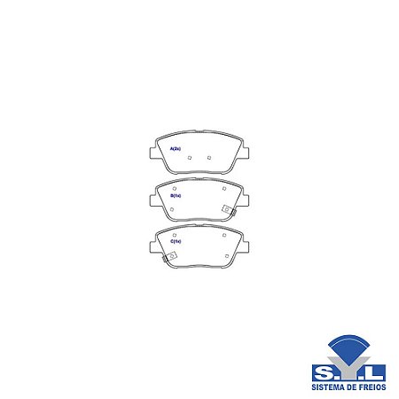 Pastilha De Freio Dianteira - Syl - Syl5262