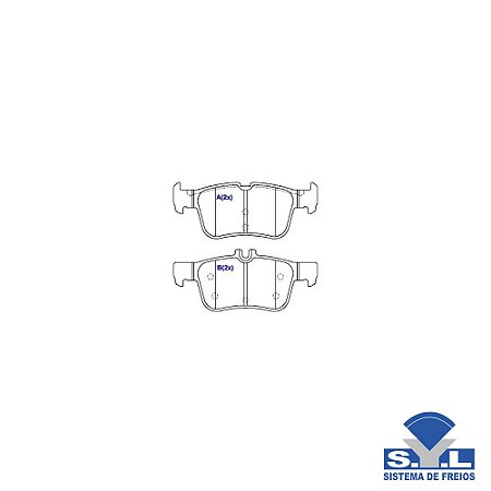 Pastilha De Freio Traseira - Syl - Syl4215